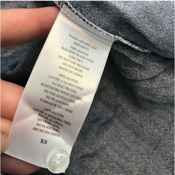 Plush Ultra Soft Boyfriend Striped Sleep shirt NWT - Picture 11 of 12